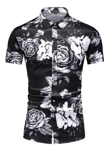 Camisas De Verano De Lujo Con Estampado Floral Para Hombre,