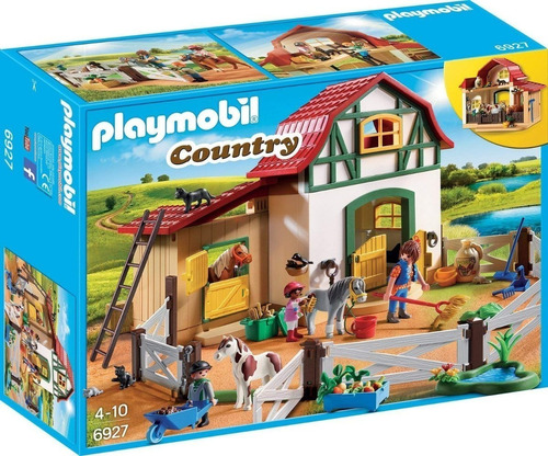 Playmobil 6927 Country Granja De Ponys Original Santa Claus