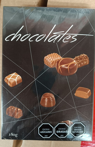 Bombonera Surtida  180 Grs, Bombones Con Chocolate