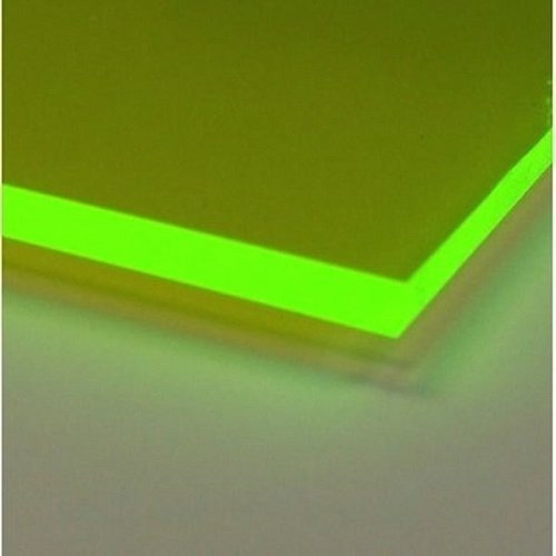 Sibe-r Fuente Plastico  Fluorescente Verde 6 X12  1 8  Hoja