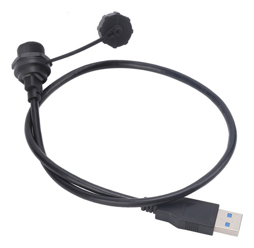 Conector Usb De Toma De Corriente Impermeable Tipo C, Rosca
