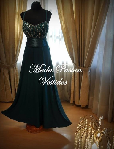 Vestidos Gala Piedreria Talles Especial Gorditas Moda Pasion