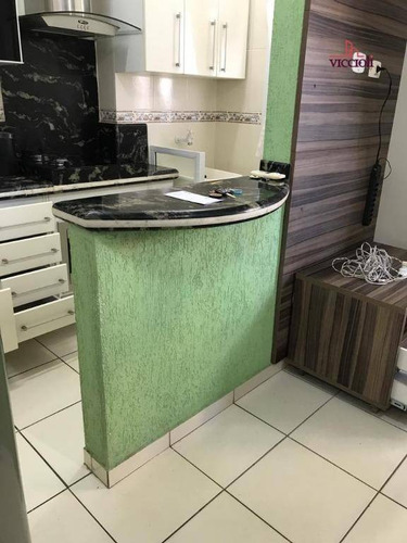 Apartamento Com 1 Dormitório À Venda, 38 M² Por R$ 205.000,00 - Boqueirão - Praia Grande/sp - Ap2136