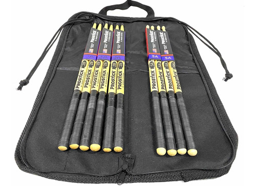 Kit Baqueta 3 Par 2b N+2 Par 5a M Prostick Usa+bag