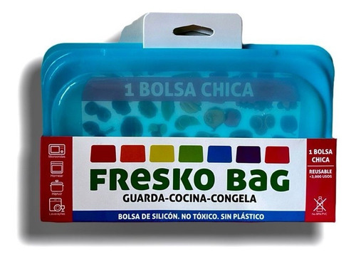 Kit 10 Bolsas De Silicon Para Almacenaje, Bolsa Chica