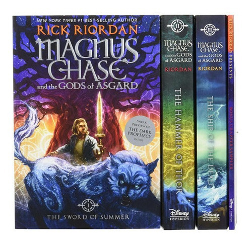 Magnus Chase And The Gods Of Asgard Paperback Boxed Set, De Rick Riordan. Editorial Disney-hyperion, Tapa Blanda En Inglés, 2019