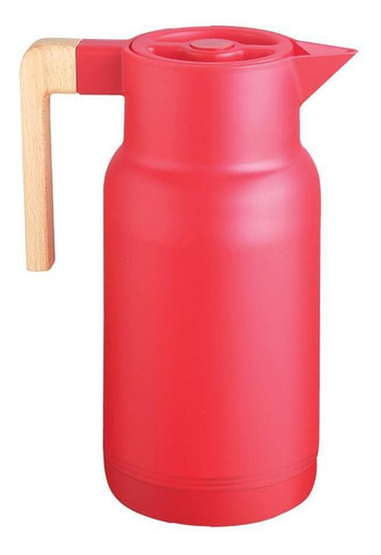 Garrafa Térmica Wood Fashion Vermelha - 1 Litro
