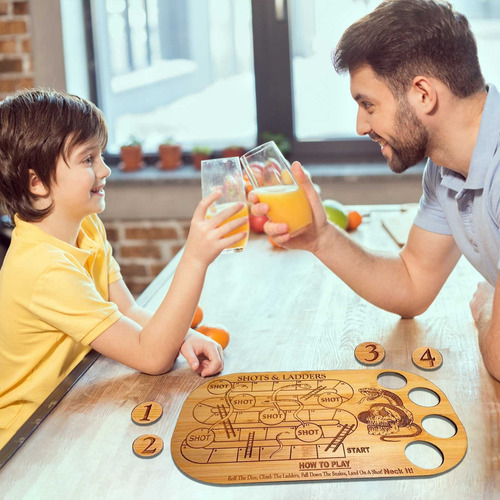 Juego Para Beber Shots Ladders Y Set De Ruleta Party Shot