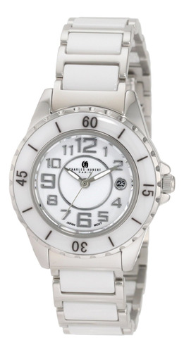 Reloj Mujer Charles-hubert Paris 6755-w Cuarzo Pulso Blanco 