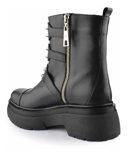 Imagen 5 de 6 de Botinetas Borcegos Botas De Mujer De Cuero Waco - Ferraro