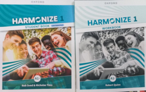 2 Libros Harmonize 1 A1+ Workbook + Student Book Oxford