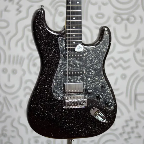 Guitarra Seizi Fun Katana Musashi Hss Midnight Black Sparkle