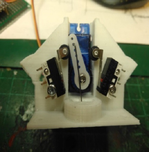 Base Para Servo Sg90 Y 2 Micro Interruptores 2 Pack