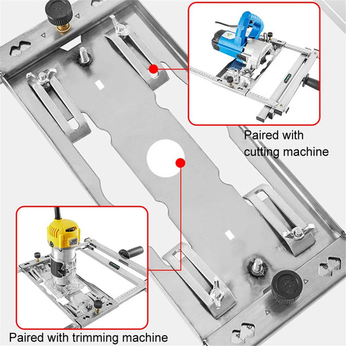 Guía De Bordes De La Máquina De Corte Para Colocar La Tabla