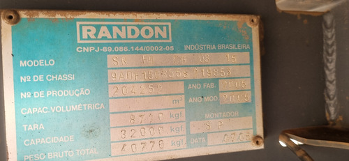 Carreta Bau Randon 2004 28 Pallets