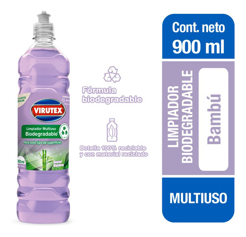 Limpiador Multiuso Biodeg 900ml Virutex