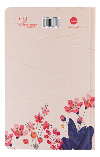 Bíblia Sagrada Slim - Nvi - Capa Dura Floral Cartoon, De Vários Autores. Editora Cpp, Capa Dura Em Português, 2023