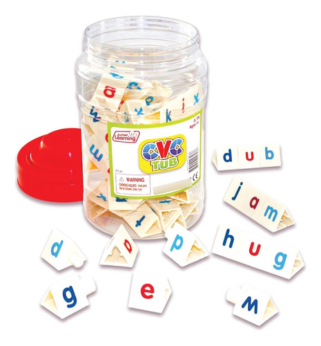 Junior Learning Cvc Tri-blocks Tub Juego De 90