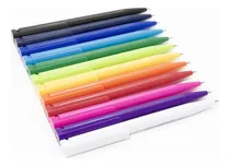 Comprar 50 Bolígrafos Promocionales Plásticos De Colores Retráctiles