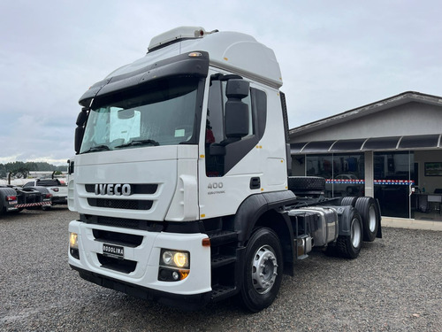 Iveco Stralis 400 Branco Tração 6x2 Ano 2014 Trucado Hi Way