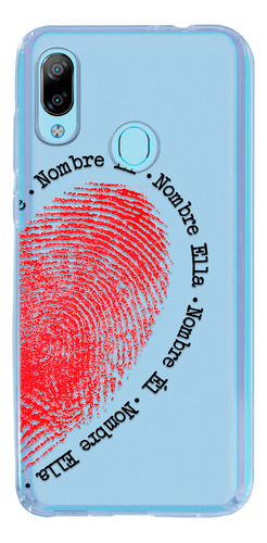 Funda Para Zte Para Parejas Corazón Con El Nombre De Él