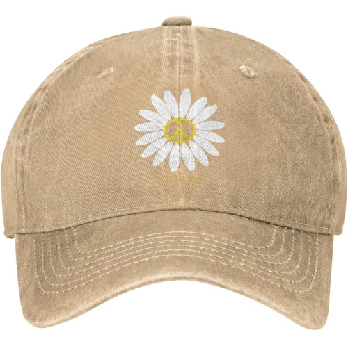 Gorra De Béisbol Para Mujer, Diseño De Margarita, Ajustable