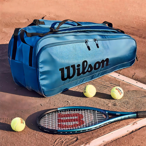Raquetero Para Tennis Wilson Ultra V4 Tour 12 Pack