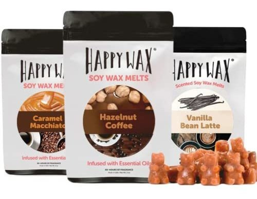 Happy Wax Coffee Mix - Cera De Soja Natural Perfumada Que Se