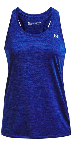 Camiseta Esqueleto Under Armour Tech Tank Mujer-azul