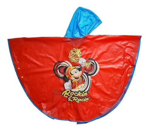 Imagen 2 de 4 de Capa Para Lluvia Mickey Talle 6 Original Cresko Km 895