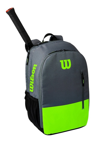 Raquetero Team Backpack Verde Gris Wilson Color Verde con gris