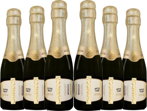 Chandon Champagne Extra Brut Espumante 375ml X6 - Celler 
