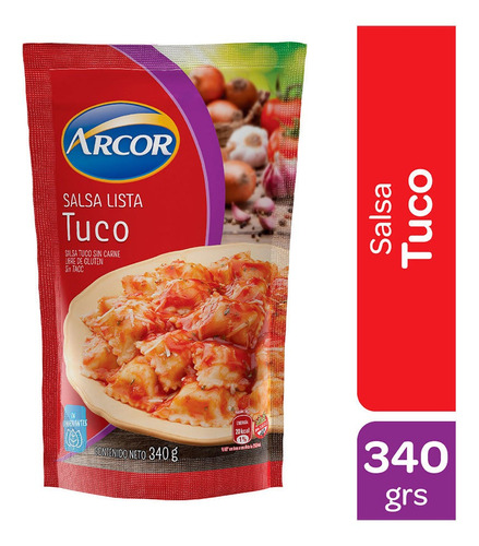 Salsa Lista Tuco Arcor X 340 Gr