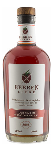 Licor Fino De Frutas Vermelhas 700ml Beeren Likor Schluck