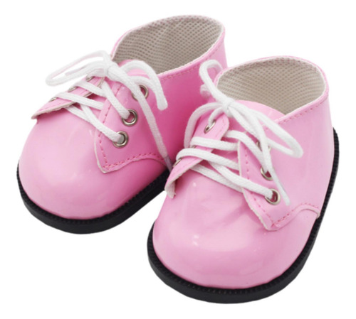 Adorables Zapatos De Muñeca De Felpa Con Diseño De Rosa