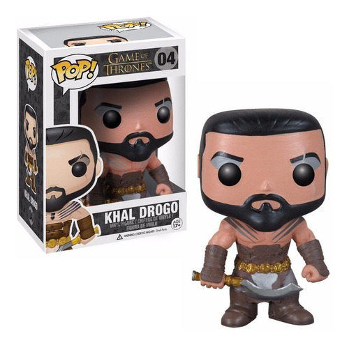 Imagen 1 de 1 de Figura Funko Pop Games Of Thrones - Khal Drogo 04