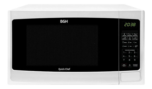 Microondas Bgh Quick Chef B120db9 Blanco 20l 220v