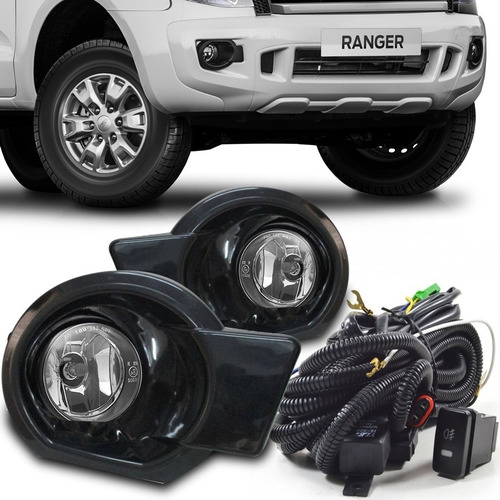 Kit Faros Niebla Ranger 2012 2013 2014 2015 2016 Negro Ford