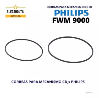 Correa Para Mecanismo De Cds Philips Fwm - 9000