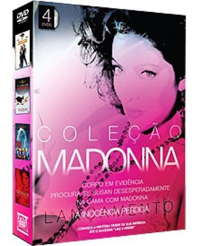 Box Dvd Coleção Madonna - 4 Filmes