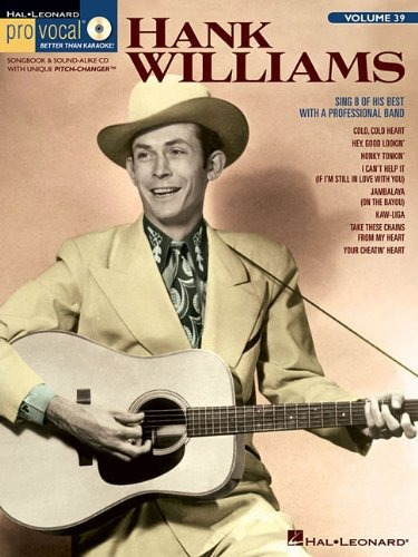 Hank Williams Pro Vocal Mens Edition Volume 39