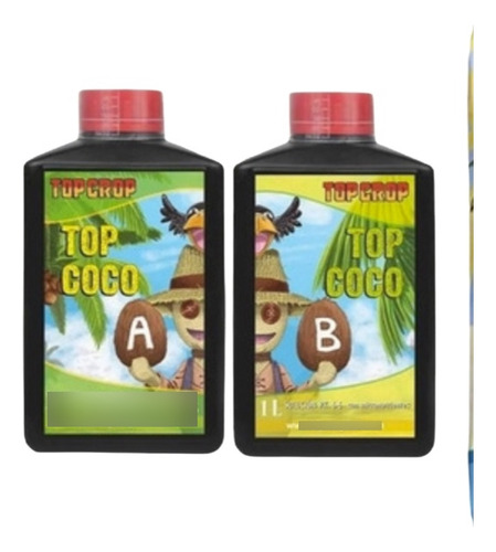 Top Coco A + Top Coco B - 1 Litro / Top Crop Fibra De Coco