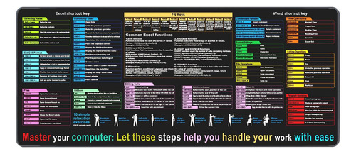 Atendos De La Almohadilla Del Mouse Word/ Accesos 40x90x03cm