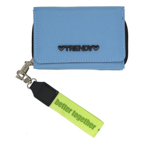 Billetera Trendy Celeste Mujer