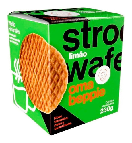 Stroopwafel Sabor Limão Oma Beppie 230g