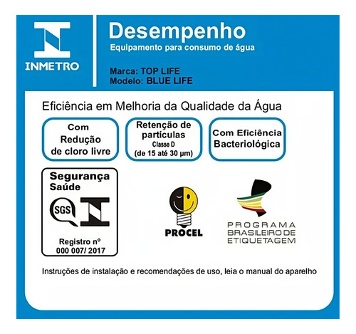 Bebedouro Filtro Purificador Água Blue Oxi - 110v/220v
