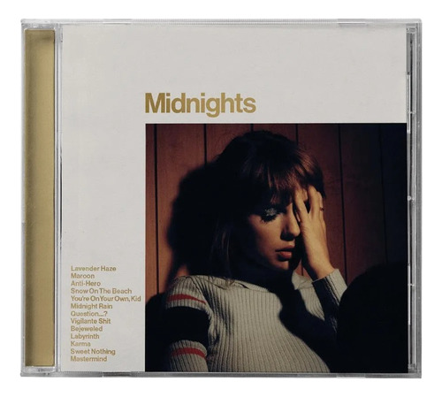CD de disco Taylor Swift Midnights Mahogany Edition