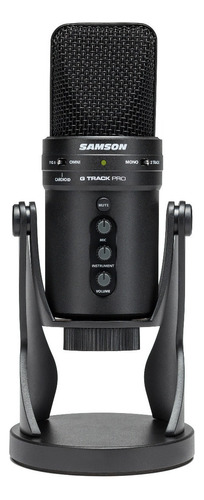 Microfono Profesional Usb Con Interface Samson G-track Pro Color Negro