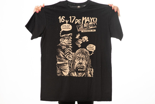 Remera Talle Grande Patricio Rey Redonditos Laser Rock