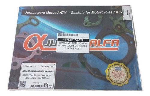 Juego Junta Motor Completa Honda Nx Falcon 400 01ho5700 Mav